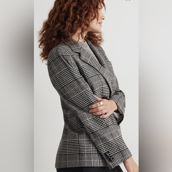 NWT Madewell - The Blazer in Plaid - Picture 2 of 6